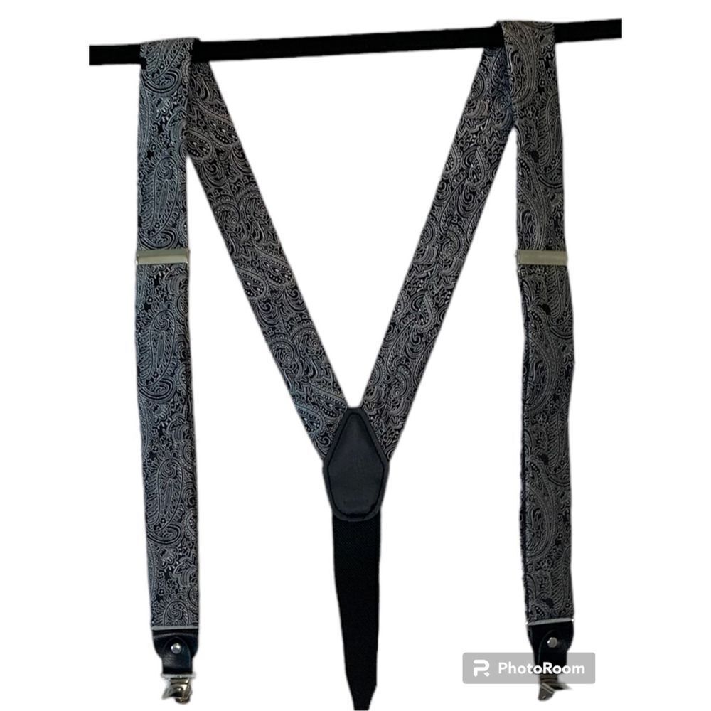 Epoint Men's Fashion Fine Pattern Suspenders Silk Y-Back Suspender